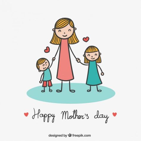 Cute drawing for mothers day Free Vector | Free Vector #Freepik #vector #freecard #freelove #freehand #freechildren Drawing For Mothers Day, Mothers Day Drawings, Mother's Day Background, Happy Mothers Day Wishes, Mothers Day Images, Happy Mother's Day Greetings, Happy Mother Day Quotes, Mother Day Wishes, Happy Mother's Day Card