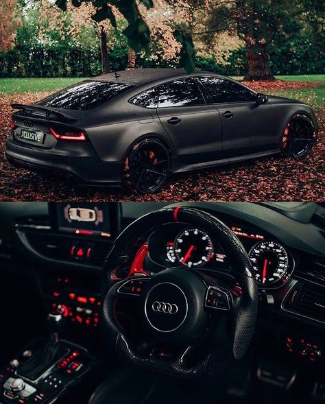 Rs7 Audi, Audi Luxury, Cool Car Backgrounds, Audi Rs7 Sportback, Dream Cars Audi, Luxury Cars Audi, Black Audi, Audi Car, Cars Audi