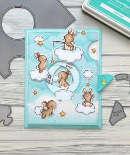 Magic Iris Card, Iris Cards, Winks Club, Elephant Cards, Mama Elephant Cards, Mama Elephant Stamps, Lawn Fawn Stamps, Lawn Fawn Cards, Card Layouts