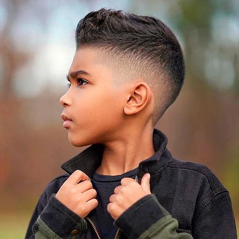 50 Best Boys Haircuts & Hairstyles in 2021 - The Trend Spotter Haircut Style For Boys, Trending Haircuts For Boys, Boys Fohawk Haircuts, Toddler Fade Haircut Boys, Cool Hair Cuts For Boys, Boys Thick Hair Haircuts, Boys Faded Cut, Boys High Fade, Boys Cool Haircuts