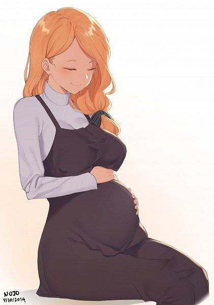 Mercedes Von Martritz, Girl Pregnant, Anime Pregnant, Pregnant With A Girl, Pregnancy Art, Japon Illustration, Anime Family, Anime Child, Poses References