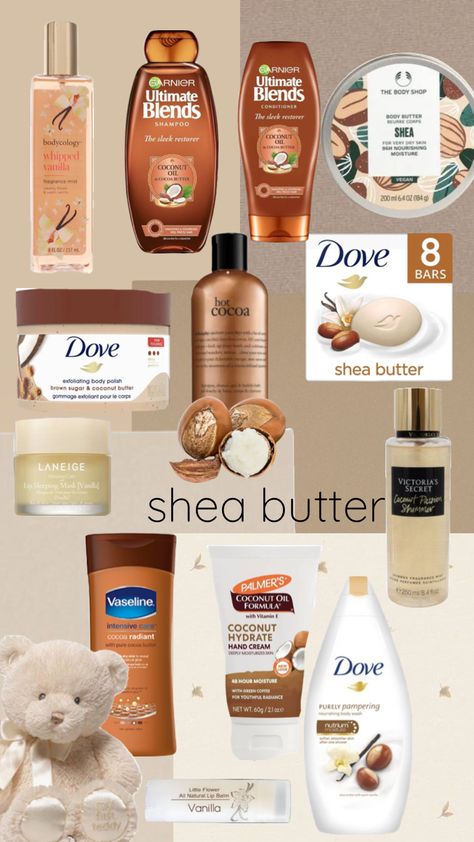 Shea Butter Scents, Vanilla Shea Butter, Coco Butter Scent Combos, Cocoa Butter Scent Combo, Cocoa Butter And Vanilla Scent, Shea Butter Perfume, How To Smell Like Shea Butter, Coconut And Vanilla Scent, Cocoa Butter Perfume