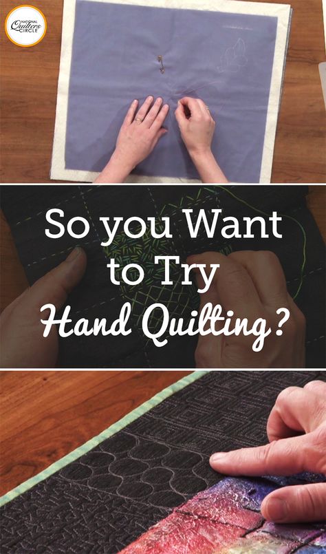 Beginner Hand Quilting, Easy Hand Quilting, Quilt By Hand, Hand Quilting Technique, Quilting By Hand, Hand Quilting Designs, Hand Quilting Patterns, Machine Quilting Patterns, Quilt Tips