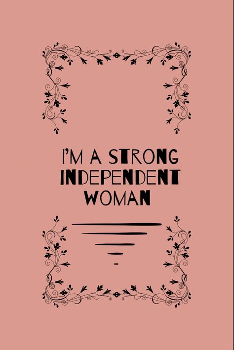 Women’s wallpaper Strong Independent Woman Wallpaper, Strong Woman Aesthetic Wallpaper, Independent Women Wallpaper, Strong Independent Woman, S Wallpaper, Womens Worth, Strong Independent, Independent Woman, Wall Frames