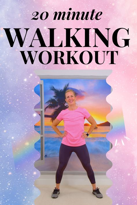 This simple 20 minute walking workout is great for burning calories, lowering blood sugar, improving blood pressure, improving mood, and the list goes on and on. Never underestimate the benefit of exercise for all the benefits you receive! Today's workout is an intermediate level workout at 125 bpm. Indoor Walking Workout Plan, Walking Cardio Workout, Walking Exercise Plan, Chair Exercises For Abs, Walking Motivation, Walking Exercises, Walk Fit, Excercise Routine, Lowering Blood Sugar