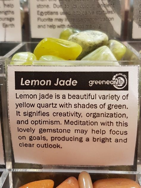 Lemon Jade Lemon Jade Crystal Meaning, Yellow Jade Crystal Meaning, Crystal Bundles, Esthetic Business, Jade Properties, Crystal Magick, Fantasy Fairies, Jade Meaning, Witch Things