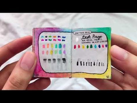 📓 diy tiny wreck this journal! 📓 - YouTube Diy Wreck This Journal, Wreak This Journal Pages, Wreck This Journal Everywhere, Smashbook Ideas, Moriah Elizabeth, S Drawing, Wreck This Journal, Bullet Journal Ideas, Journal Pages