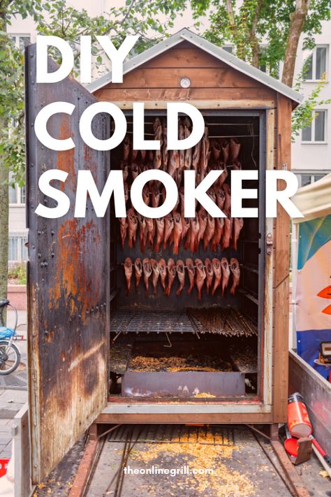 Build A Smokehouse Easy Diy, Smoker Diy Build A, Backyard Smoker Ideas, Wood Smokers Homemade, Building A Smoker, Diy Cold Smoker How To Build, Diy Meat Smoker, How To Build A Smokehouse, Diy Bbq Smoker