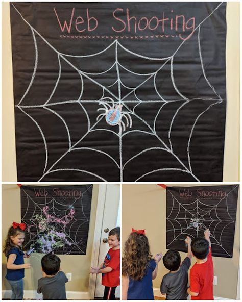 Miles Morales Party Games, Spiderman Picnic Party, Spiderman Across The Spider Verse Birthday, Spiderman Party Activities, Spidey Themed Food, Spiderman Birthday Games, Spidey And His Amazing Friends Birthday Party Ideas, Spiderman Party Games, Spiderman Birthday Party Games