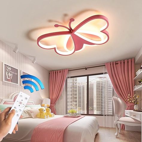 Butterfly Fall Celling Design, Butterfly Ceiling, Living Room Cartoon, Girls Princess Room, Butterfly Chandeliers, Amazing Interiors, Simple Ceiling, Fall Ceiling, Ideas Habitaciones