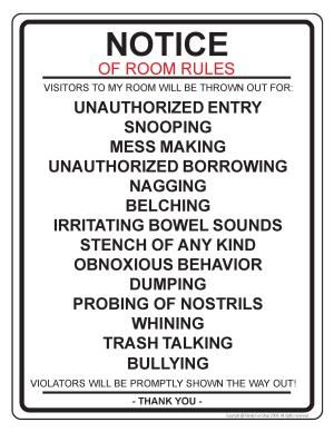 think it covers most of it..... Bedroom Door Signs Diy, Edgy Bedroom, Room Rules, House Rules Sign, Birthday Surprises, Teen Gifts, Gifts Boyfriend, Teenage Girl Room, Bedroom Door Signs