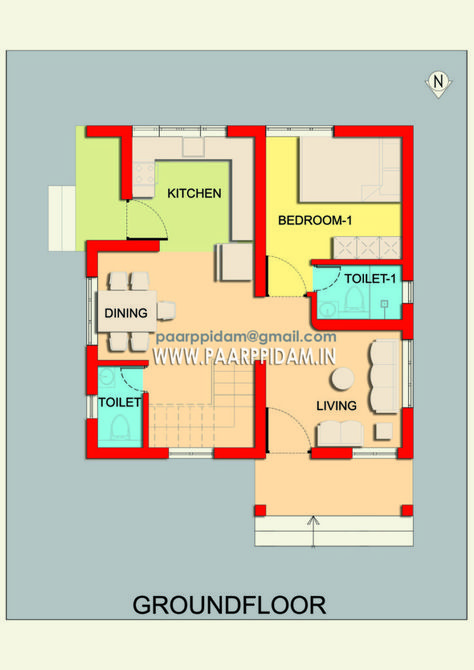 Villa design for 3 cent plot – House Plans Thrissur, Small Home Plans kerala, kerala villa design, contemporary villas Small Home Plans, Small House Design Kerala, Plot Plan, Luxury Villa Design, Front Wall Design, Three Bedroom House Plan, Bungalow Floor Plans, Indian House Plans, Little House Plans