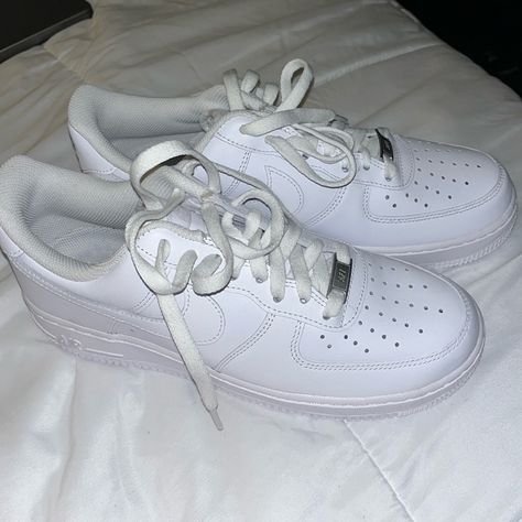 Brand New, Never Worn Nike Air Force 1’s White Forces, Air Force 1 White, Shoes Nike Air Force, White Air Forces, Air Force 1s, Shoes Nike Air, Hype Shoes, Protein Smoothie, Nike White