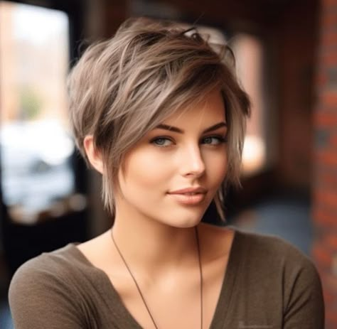 Layered Haircut Ideas, Longer Pixie Haircut, Long Pixie Hairstyles, Side Fringe, Choppy Hair, Messy Short Hair, Edgy Short Hair, Short Layered Haircuts, Short Hairstyles For Thick Hair