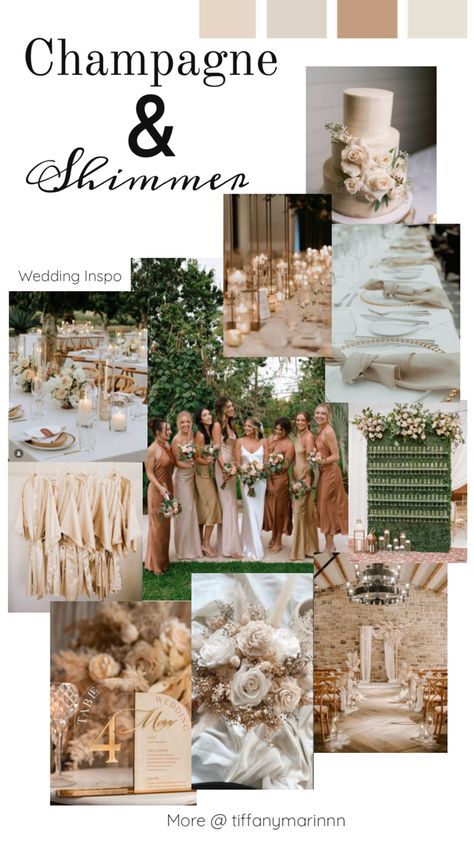 Champagne Wedding Color Scheme. Champagne wedding. Champagne Wedding Theme. Brides. Wedding Planning. Weddings. Champagne Wedding Colors Scheme, Champagne Wedding Theme, Champagne Wedding Themes, Wedding Schemes, Wedding Business Ideas, Wedding Theme Color Schemes, Champagne Wedding Colors, Wedding Champagne, Wedding Theme Colors