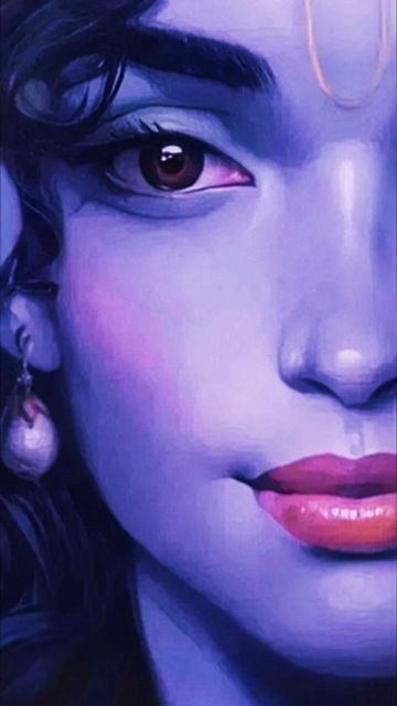 Krishna Eyes Wallpaper, Krishna Face Painting, Lord Krishna Eyes, Radha Krishna Eyes, Krishna Eyes Painting, Real Nature Photos, Krishna Premi, Krishna Eyes, Lord Krishna Sketch