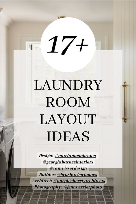 If you’re looking for brilliant laundry room layout ideas, then you’ve come to the right place. This post is all about the best laundry ideas you’ll want to steal right now. Laundry Room Size Layout, Laundry Room Layout Floor Plans, Laundry Room Layout Ideas, Custom Laundry Room Cabinets, Laundry Room Layout, Washer Dryer Laundry Room, Laundry Craft Rooms, Room Layout Ideas, Narrow Laundry Room