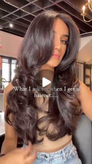 MARJAN on Instagram: "Save this for your next haircut🤍 I ask for long layer haircut with face framing and curtain bangs 💁‍♀️haircut was done by @chitabeautyofficial   #hair #layerhaircut #layercut #layers #longhair #layeredhaircut  #wakeupandmakeup #hudabeauty" Layercut Haircut Long Hair, Haircut Long Hair 2024, Long Curtain Bangs Face Framing Layers Long Hair, Layer Haircut Long Hair, Long Layered Haircut With Curtain Bangs, Face Framing With Long Layers, Layer Cut With Curtain Bangs, Layer Haircut With Curtain Bangs, Face Framing Haircut For Long Hair Bangs