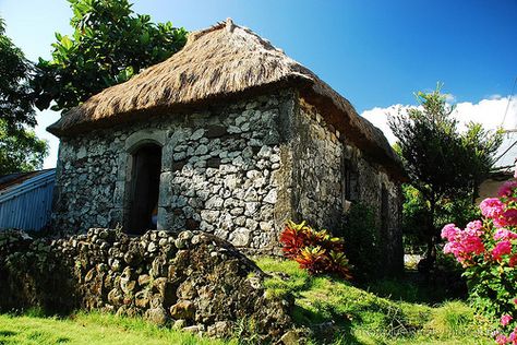 Ivatan House In Batanes, Ivatan House, Setting Prompts, Batanes Philippines, Bamboo Houses, Philippines House, Filipino Architecture, Conceptual Model, Philippine Islands