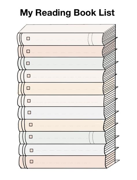 Reading List 2023 Goals Tracker Template - Notability Gallery To Be Read List Template, Book List Template, Tbr List Template, Reading List Template, Book List Printable, Notability Template, Goals Tracker, Notes Templates, 2023 Goals