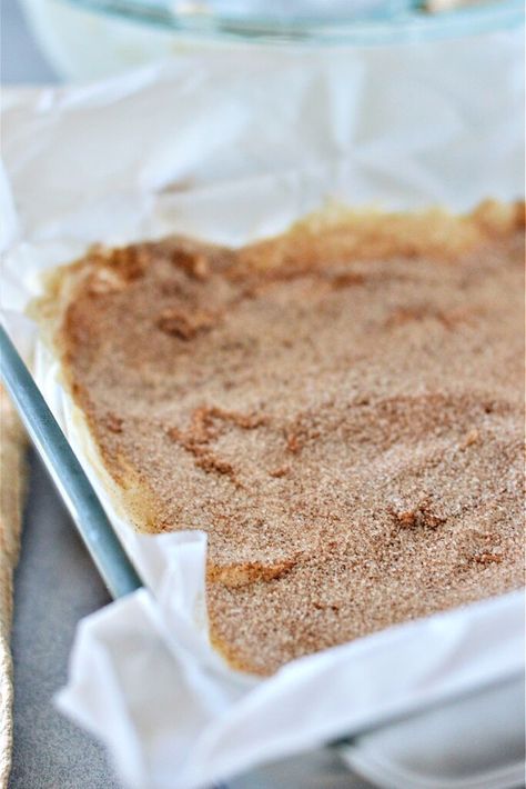 Keto No-Bake Churro Cheesecake Bars Keto Churro Cheesecake, Authentic Churros, Sweet And Condensed Milk, Churro Cheesecake Bars, Keto Friendly Snacks, Cinnamon Cheesecake, Carb Free Recipes, Churro Cheesecake, Sugar Free Recipes Desserts