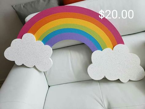 Girly Party Ideas, Dr Seuss Birthday Party, Baby Milestones Pictures, Cloud Decoration, Milestone Pictures, Newborn Baby Photoshoot, Diy Rainbow, Birthday Party Theme Decorations, Baby Stickers