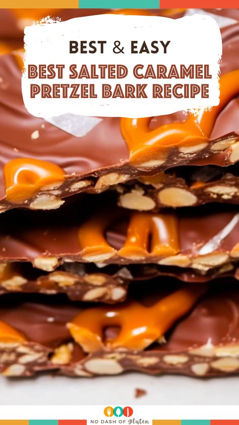 Dive into a world of sweet and salty bliss with our irresistible Best Salted Caramel Pretzel Bark Recipe. In just 10 minutes, create a mouthwatering masterpiece that will satisfy every craving. Try it now and treat yourself to a delightful dessert experience! Best Salted Caramel Pretzel Bark, Salted Caramel Chocolate Pretzel Bark, Carmel Pretzel Bark, Pretzel Dessert Recipes, Chocolate Caramel Pretzel Bark, Cracker Bark, Pretzel Bark Recipes, Salted Caramel Pretzel Bark, Caramel Pretzel Bark