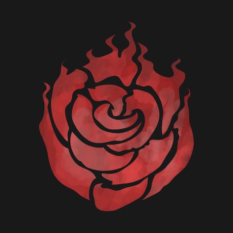 Ruby Rose of RWBY | Check out this awesome 'Ruby+Rose' design on @TeePublic! By KyodanJR | #rubyrose #rose #wallpaper #artwork #rwby Rwby Tattoos, Rwby Emblems, Rwby Icons, Ruby Rose Designs, Rose Symbol, Anime Symbols, Ruby Rose Rwby Icon, Ruby Rose Rwby, Rwby Logo