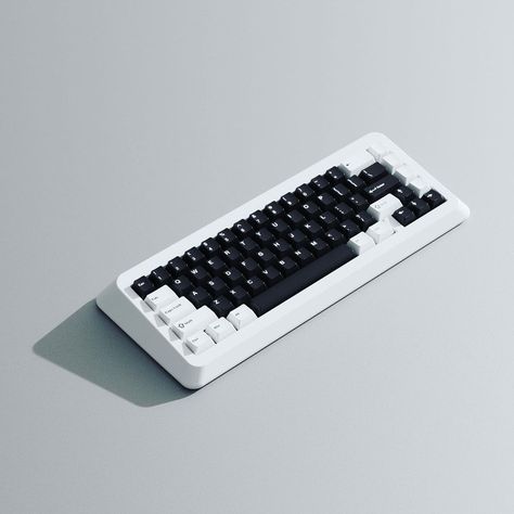 Mechanical Keyboard 65%, Custom Keyboard Aesthetic, Mechanical Keyboard Aesthetic, Black And White Pc, Black And White Keyboard, Aesthetic Keyboards, Mech Keyboard, 65 Keyboard, Keyboard Aesthetic