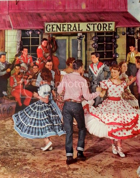 Square Dance Outfit, Dance Posters, Texas Theme, Classic Dance, Square Dance Dresses, Vintage Western Wear, Barn Dance, Old Country Stores, Cute Calendar