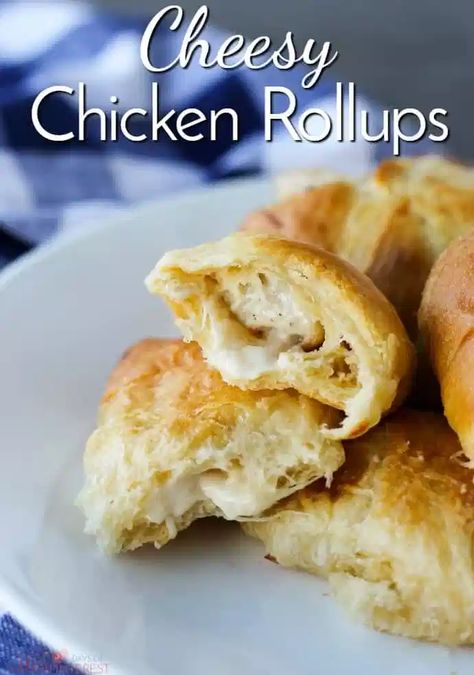 This quick and easy recipe for Cheesy Chicken Rollups will make life a little easier and a whole lot tastier! appetizer | easy recipe | kids Boy Bathroom Smell, Caramel Popcorn Recipes, Chicken Rollups, Easy Homemade Caramel, Homemade Caramel Popcorn, Chicken Appetizer, Tile Floor Cleaner, Chicken Roll, Easy Sandwich Recipes