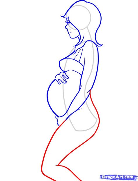 Drawing basics Pregnant Art, Pregnancy Drawing, Manga School, Drawings For Boyfriend, A Pregnant Woman, Dragon Sketch, Pregnant Woman, Guided Drawing, Woman Drawing