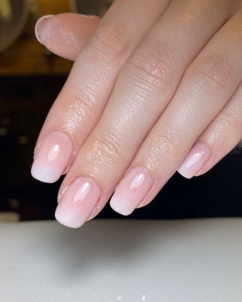 Natural Biab Nails, Summer Nails Wedding, Teddy Biab, French Fade Nails, Ombre French Nails, Biab Nails, French Fade, Natural Ombre, Nails Wedding