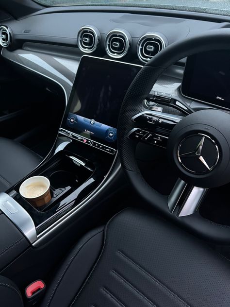 Mercedes C Class Aesthetic, Mercedes-benz C-class W206 2022, Mercedes C Class 2022, Mercedes Benz C300 Interior, Mercedes Benz C Class 2022, Aesthetic Car Wallpaper, Mercedes A Class Interior, Mercedes C Class Interior, Mercedes C 220