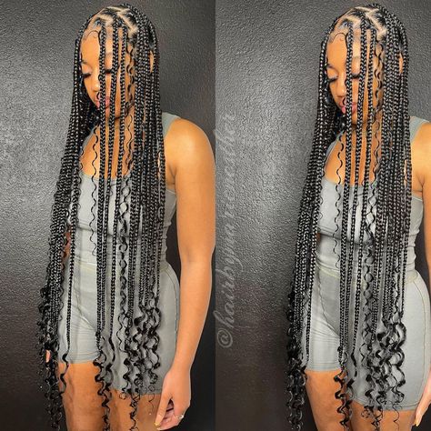 Goddess Knotless Braids, Knotless Braids Styles, Goddess Knotless, Knotless Braids Hairstyles, Feed In Braids Hairstyles, Cute Braided Hairstyles, Quick Braided Hairstyles, Box Braids Hairstyles For Black Women, Braided Cornrow Hairstyles