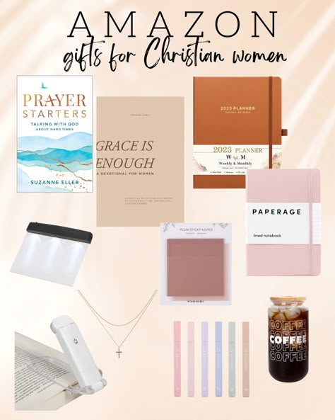 Christian Amazon Must Haves, Christian Giveaway Ideas, Baptism Gift Ideas Teen Girl, Christian Christmas Presents, Bible Gifts For Women, Christian Birthday Gifts For Women, Bible Study Gift Basket, Bible Gift Basket, Christan Gifts