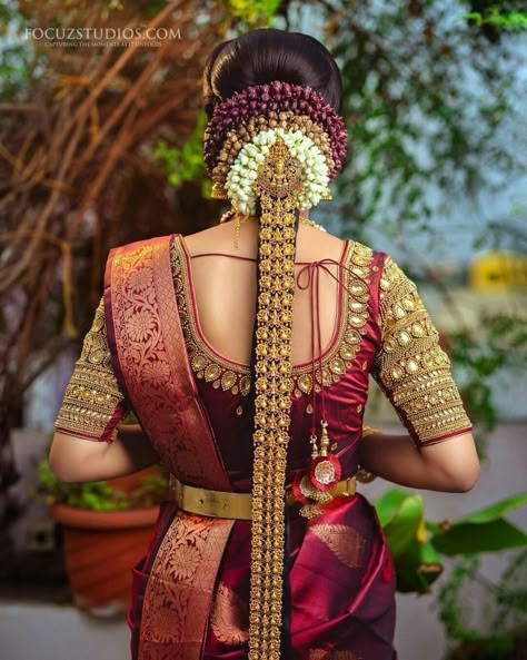 Indian Wedding Jadai, Jadai For Muhurtham, Hair Styles For Muhurtham, Bride Poolajada, Muhurtam Hairstyles South Indian, Bride Hairstyles South Indian Wedding, Muhurtham Jadai Hairstyle, Muhurtha Hairstyle, South Indian Bridal Makeup Traditional