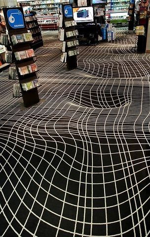 Floor in a game store in Paris--it is actually completely flat!   http://imgur.com/yFPjl Paris Video, 웃긴 사진, Game Store, Jolie Photo, Carpet Design, Semarang, Book Store, Floor Design, Op Art