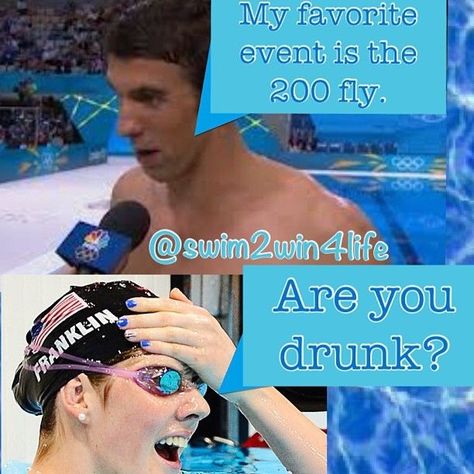 Swimming Quotes Funny, Volleyball Summer, Swimmer Memes, Swimmer Girl, Swimmer Quotes, Swim Quotes, Sports Gymnastics, Swimming Jokes, Swimmer Girl Problems