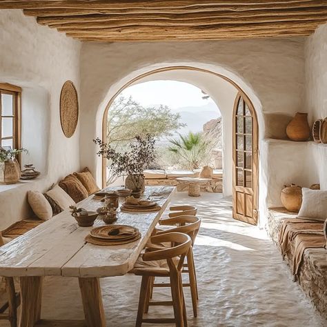 Adobe Style Houses | 29+ Homes That Are Sure to Inspire Adobe Living Room, New Mexico Style Home Interior Design, Adobe Walls Interior, Adobe Style Homes Interior Design, Desert House Interior, La House Aesthetic, Modern Adobe Home Interior, Adobe Homes, Adobe Casita