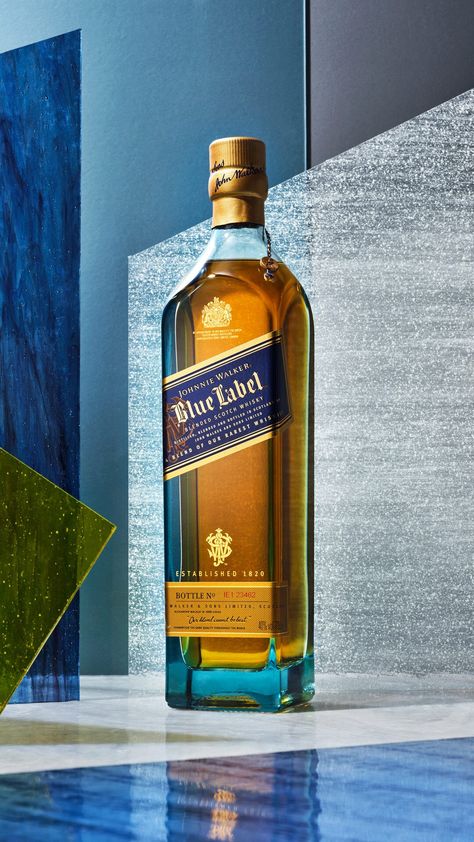 Johnnie Walker Blue Label’s Unique Blend And Magnificent Depth Of Flavour Makes It The Perfect Drink For Party Season Drink For Party, Johnnie Walker Blue Label, Pop Drink, Johnny Walker Blue Label, Johnnie Walker Blue, Beverage Photography, Whisky Drinks, John Walker, Spirit Drink