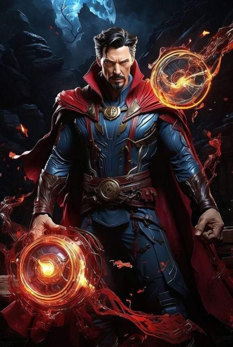 Dr Strange Wallpaper, Dr Strange Marvel, Doctor Strange Art, Marvel Wallpaper Hd, Sticker Photo, Stephen Strange, Marvel Superheroes Art, Multiverse Of Madness, Doctor Strange Marvel