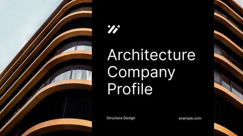 Architecture company profile template, editable design | premium image by rawpixel.com / audi Modern Company Profile Design, Architecture Company Profile, Company Profile Powerpoint, Company Profile Design Templates, Company Profile Presentation, Profile Template, Architecture Company, Architecture City, Brand Board