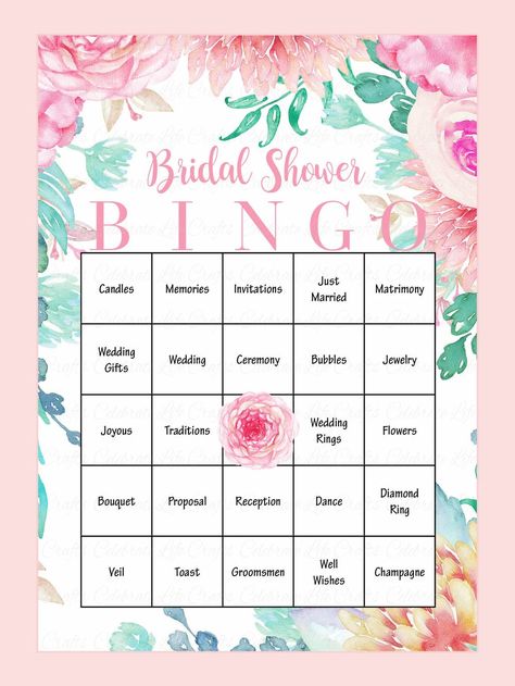 Printable bridal shower bingo cards Free Bridal Shower Games, Wedding Shower Activities, Fun Shower Games, Bingo Card Template, Bridal Shower Bingo, Bridal Bingo, Bachelorette Ideas, Bingo Cards Printable, Printable Bridal Shower Games