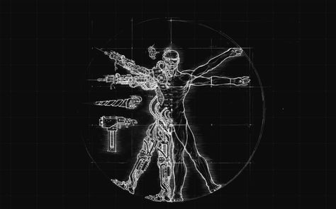 Tool Artwork, Vitruvian Man, Man Illustration, Bioshock, Warhammer 40000, Original Wallpaper, Anatomy Art, Warhammer 40k, Dark Art