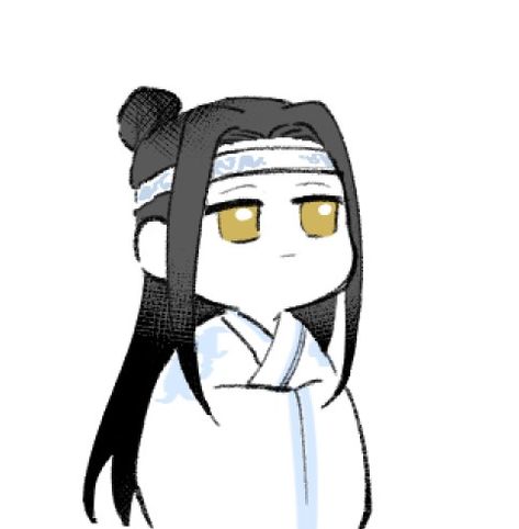 Chibi Lan Zhan, Lan Wangji Chibi, Untamed Quotes, Roblox Guy, Lan Wangji, Demonic Cultivation, Chibi Drawings, Cartoon Memes, Tumblr Wallpaper