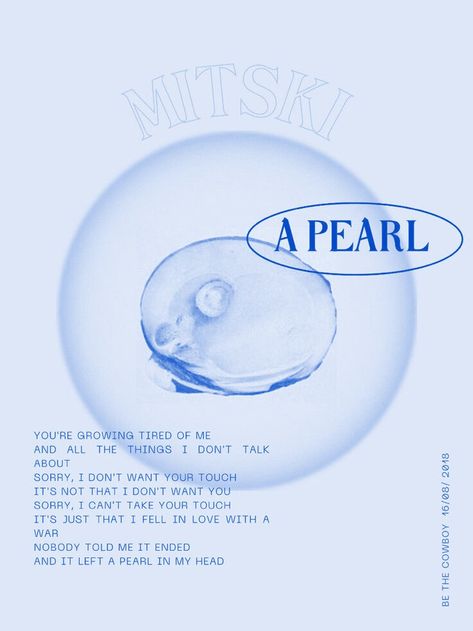 Blue Mitski Poster, Sea Posters Aesthetic, Pastel Music Poster, Blue Themed Posters, Light Blue Poster Prints, Blue Wall Posters, Light Blue Posters, Poster Prints Blue, Blue Posters Aesthetic