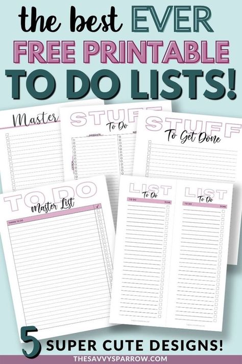 Check Box List Template, Free Checklist Printables, Master To Do List Printable, Master To Do List Template, To Do List Hacks, To Do Printable Free, Pdf Templates Free, Free Printable Checklist Template, Editable Checklist Template Free