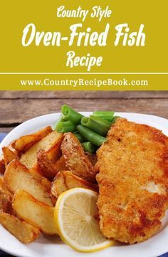 Easy recipe for Oven-Fried Fish. Make delicious breaded fish fillets right in the oven. #FishRecipes #fishrecipeseasy Oven Fried Fish, Breaded Fish, Tilapia Fish Recipes, Fish Recipes Baked, Fish Fillets, Fried Fish Recipes, Oven Fried, Country Recipes, Fish Recipes Healthy