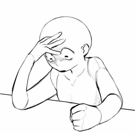 Annoyed Poses Drawing, Meme Poses For Oc, Drawing Reference Poses Memes, Awkward Poses Drawing, Head Hanging Down Reference, Confused Drawing Pose, References Drawing Pose, Stressed Pose Reference, Celebrating Pose Reference